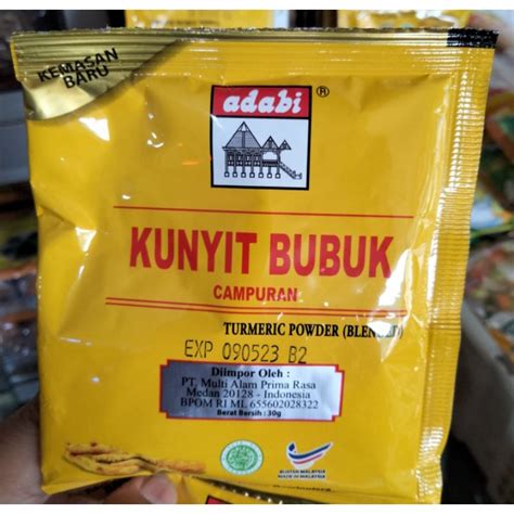 Jual Adabi Kunyit Bubuk Campuran Turmeric Powder Blended Kunyit