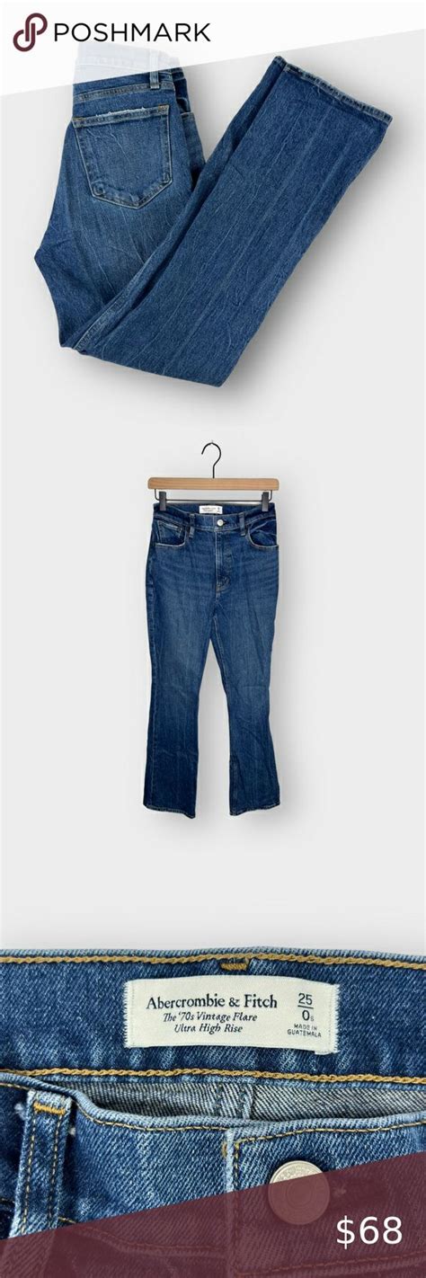 Abercrombie The S Vintage Ultra High Rise Flare Jean Abercrombie