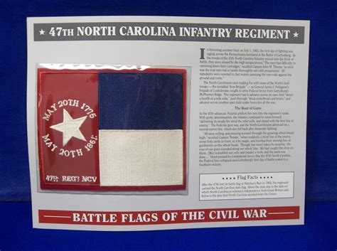 Lot Detail Willabee And Ward “battle Flags Of The Civil War” 17 47th North Carolina Infantry