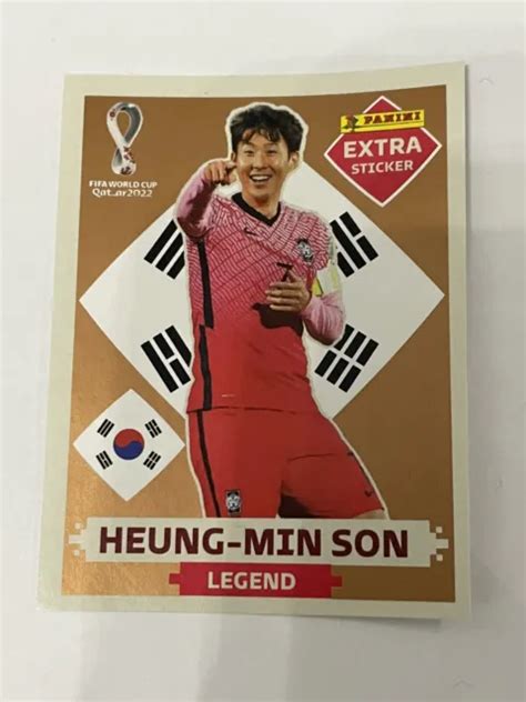 Panini World Cup Qatar Heung Min Son Bronze Extra Legend Sticker