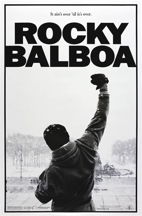 Rocky Balboa Movie Poster Prints And Canvas Prints Etsy