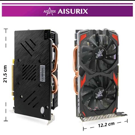 AISURIX New Graphics Card RX 580 8GB Gaming GDDR5 256Bit Computer GPU