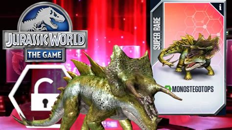 Evolving And Unlocking The Monostegotops Jurassic World The Game Youtube