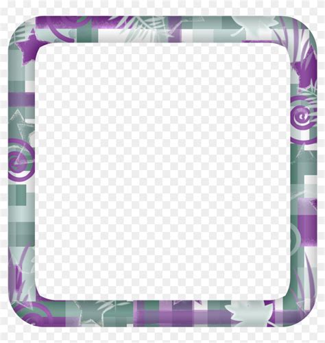 Free Purple Sage Modern Square Digi Scrapbook Frame Picture Frame Hd