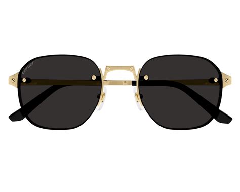 Sunglasses Cartier Santos Ct0459s Frame Color Gold Size 51 21