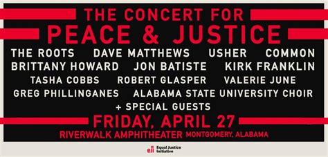 Concert For Peace And Justice Tonight