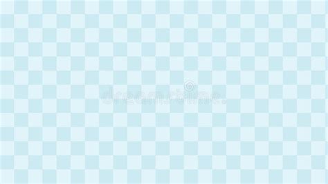 Cute Pastel Blue Checkered Gingham Plaid Checkerboard Pattern Background Stock Vector