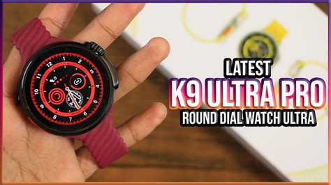 K9 Ultra Pro Smartwatch UNBOXING Round Dial Apple Watch Ultra Clone