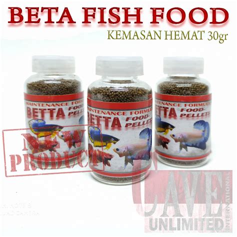 Jual Makanan Pakan Pelet Premium Ikan Cupang Betta Guppy Fish Food Ikan