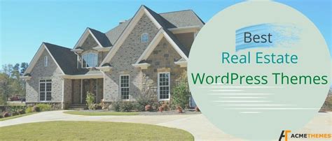 Best Real Estate WordPress Themes Acme Themes Blog