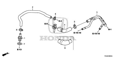 Honda Civic Tube Breather Pcv R B A Honda Parts Center