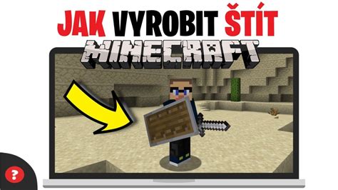 Jak vyrobit ŠTÍT v MINECRAFTU Návod MINECRAFT PC YouTube