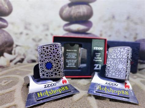 Jual Zippo Armor Original Arabic Pattern Design 4 Sisi 49076 Di Lapak