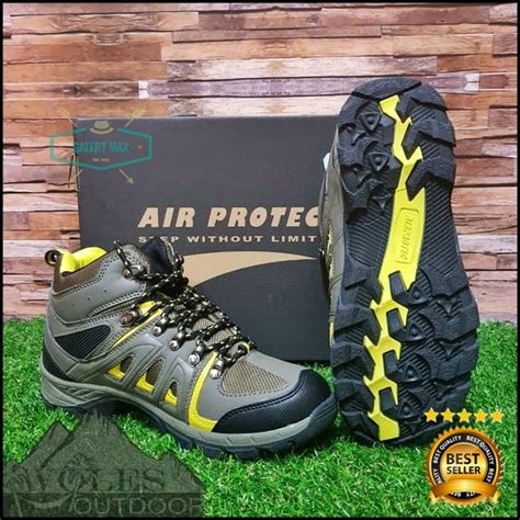 Jual Sepatu Gunung Sepatu Hiking Air Protec Paramount Yelow Waterproof