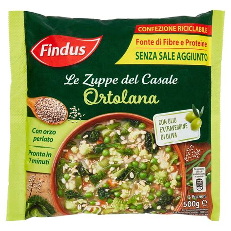 Le Zuppe Del Casale Ortolana Findus Gr L Ecommerce Secondo Iper