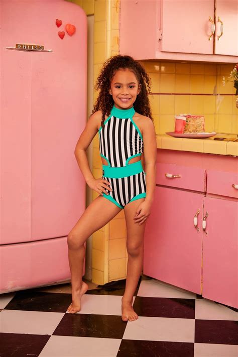 Kandi Stripe Leotard-Girls' Leotard – Kandi Kouture | Girls leotards ...