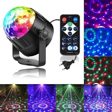 Zacfton LED Lichteffekte Disco Licht Party Licht Bühnenbeleuchtung 3W