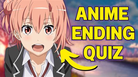 Anime Ending Quiz Endings Youtube