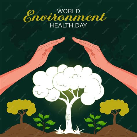 Día Mundial De La Salud Ambiental Vector Premium