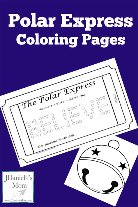 Polar Express Bell Coloring Page Tobanga Colors