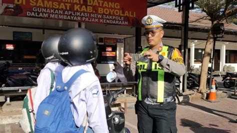 Ratusan Warga Dan Pelajar Di Boyolali Terjaring Operasi Zebra Candi