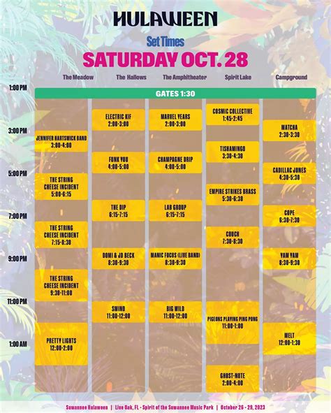 Hulaween Unveils Daily Lineup Schedule For Th Anniversary