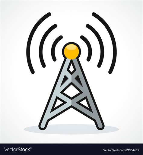 Broadcast Icon Design Clipart Royalty Free Vector Image