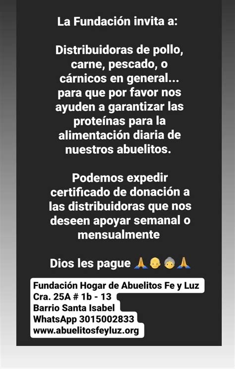 Fundación Hogar de Abuelitos Fe y Luz on Twitter RT hogar abuelitos