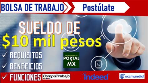 Bolsa De Trabajo 10000 Mensuales 2024 Diciembre Bolsa De Trabajo Portal Mx 2024