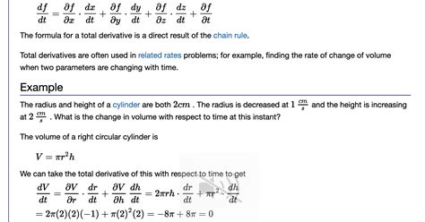 Time Partial Derivative Of The Function With Respect To T In Total