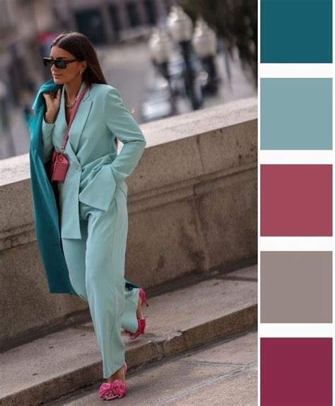 Color Combinations For Clothes Color Blocking Outfits Color Combos Color Schemes Semi Formal