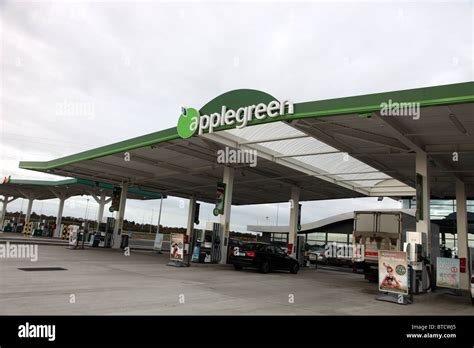 Petrol Pumps Applegreen Service Station M1 Lusk Irelands First