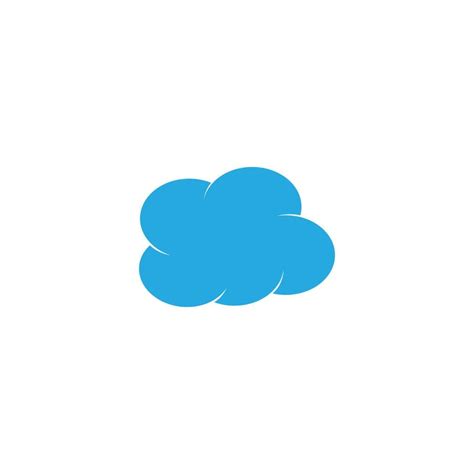 Blue Cloud Logo vector icon design 18884233 Vector Art at Vecteezy