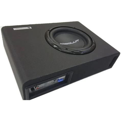 Caixa De Som Amplificada Automotiva Slim Subwoofer 8 Polegadas 200w Rms