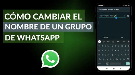 Cómo cambiar el número de teléfono de un grupo de WhatsApp Haras