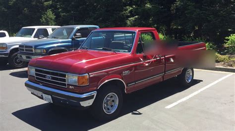 1991 Ford F 150 Xlt Lariat V8 5 0 302 72k Miles Stock Long Bed Dual Tanks Beautiful Youtube