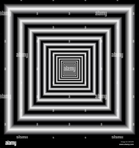 Geometric Shapes Optical Illusion Illustration Stock Photo - Alamy