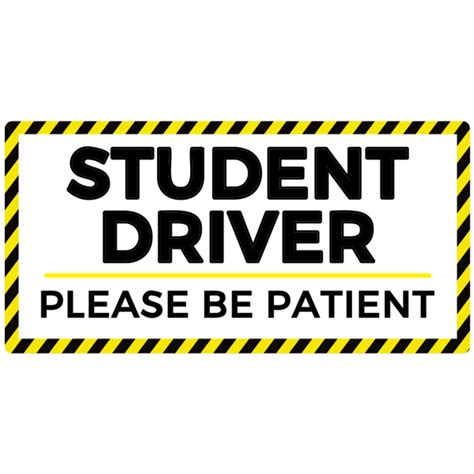 Student Driver Stickers - Paper/Vinyl/Reflective | Customize