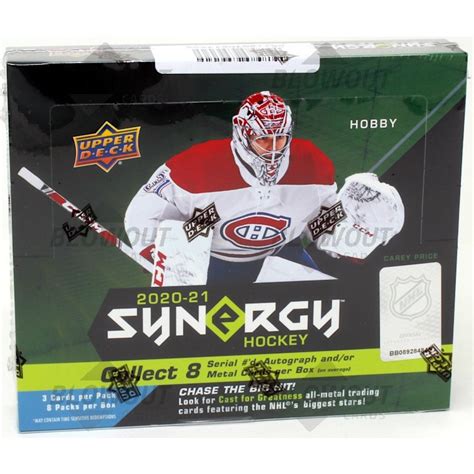 2020 21 Upper Deck Synergy Hockey Hobby Box