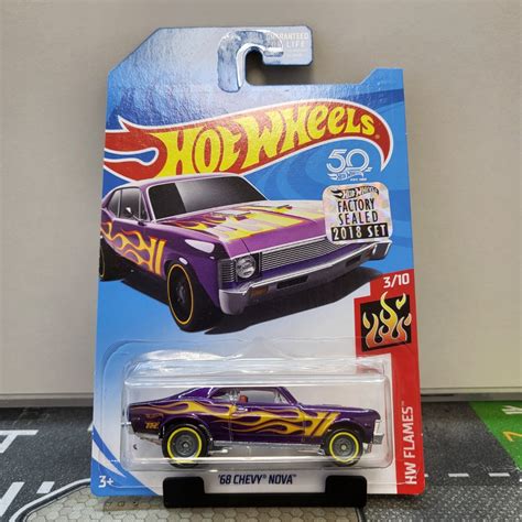 Hot Wheels Chevy Nova Super Treasure Hunt Factory Sealed Hobbies Toys Toys Games On