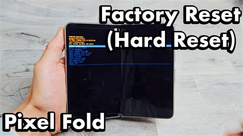 Pixel Fold How To Factory Reset Hard Reset Forgot Password Youtube