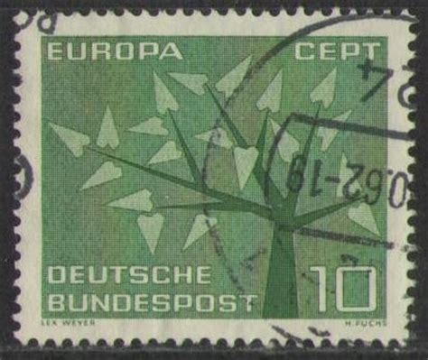 Europa Baum Cept Pf Deutsche Bundespost Briefmarke