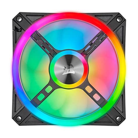 Компьютерный вентилятор,corsair iCUE QL120 RGB PWM, черный - купить ...