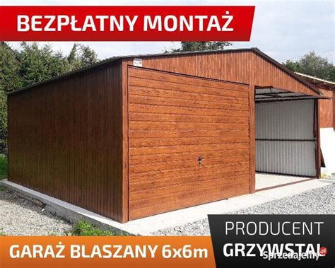 D Gara Blaszany Drewnopodobny Dwuspadowy Gara E Blaszane