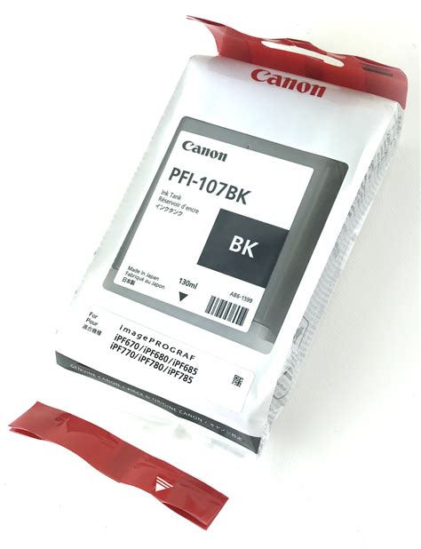 Canon Pfi Bk Bk Ink Cartridge For Imageprograf Ipf