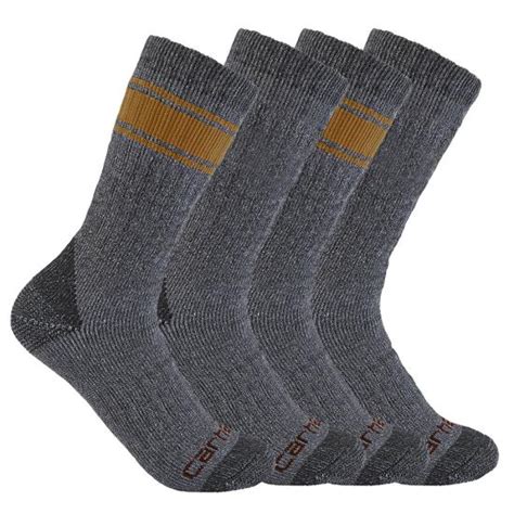 Carhartt Heavyweight Crew Sock 4 Pack Sc1054m Work N Wear
