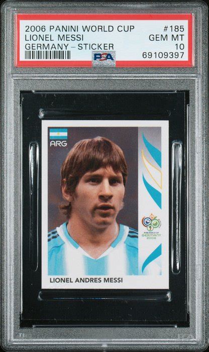 2006 Panini World Cup Stickers Lionel Messi 185 PSA 10 Catawiki