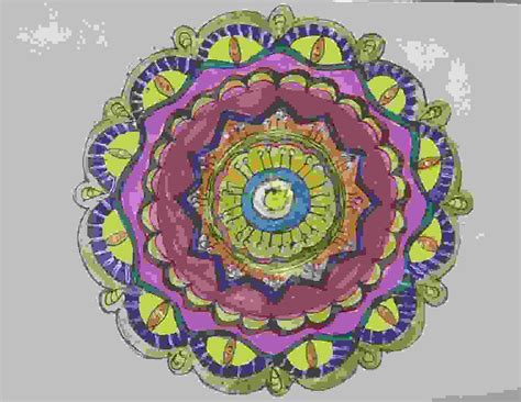 Painting Of Mandala Art In Simple Size A4 Sq Cm Grannino