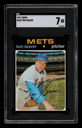 Topps Set Break Tom Seaver Sgc Nm Ebay