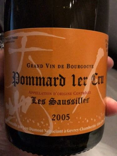 2005 Lou Dumont Pommard 1er Cru Les Saussilles Vivino US